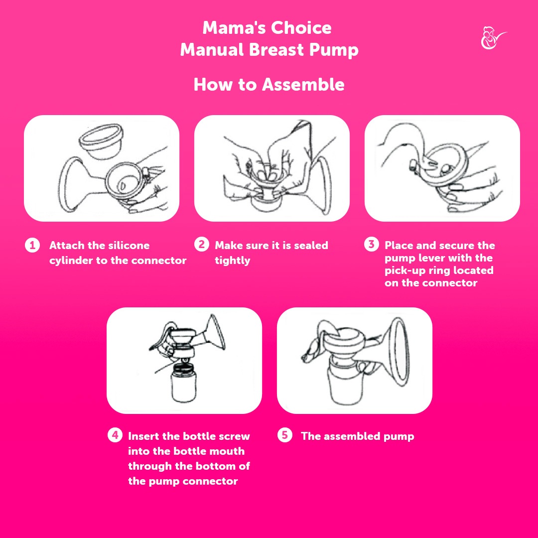 How to assemble Mama's Choice Manual Breast Pump
