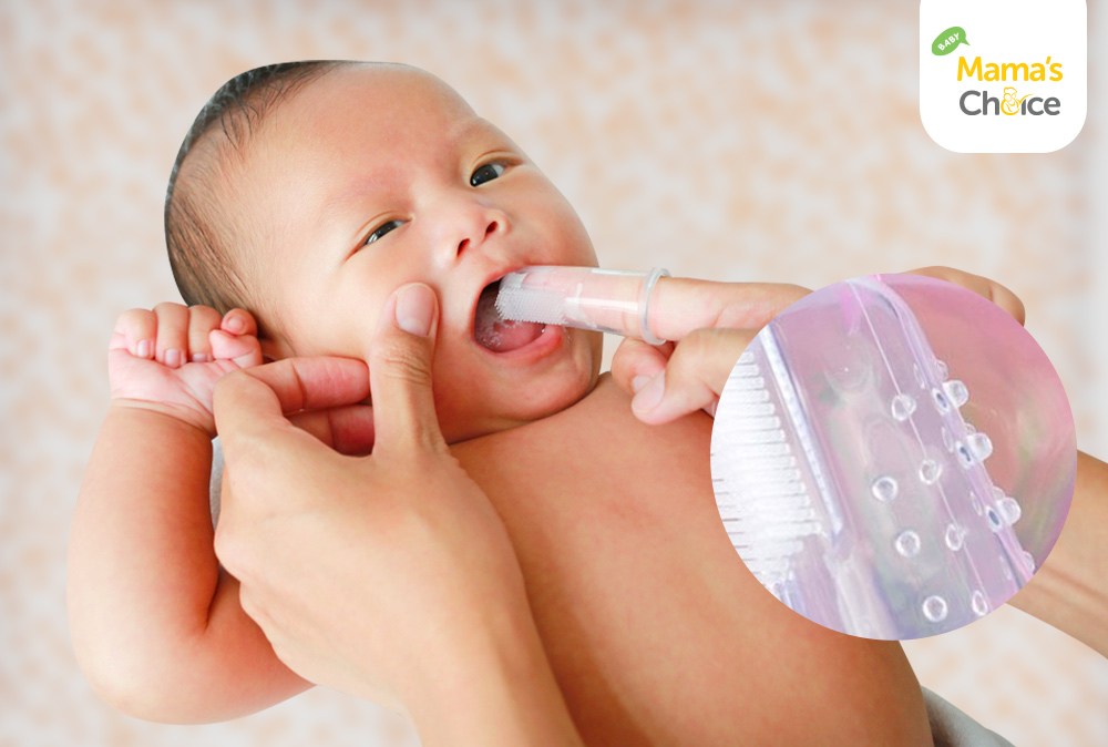 How do you know if a baby is teething | Finger toothbrush