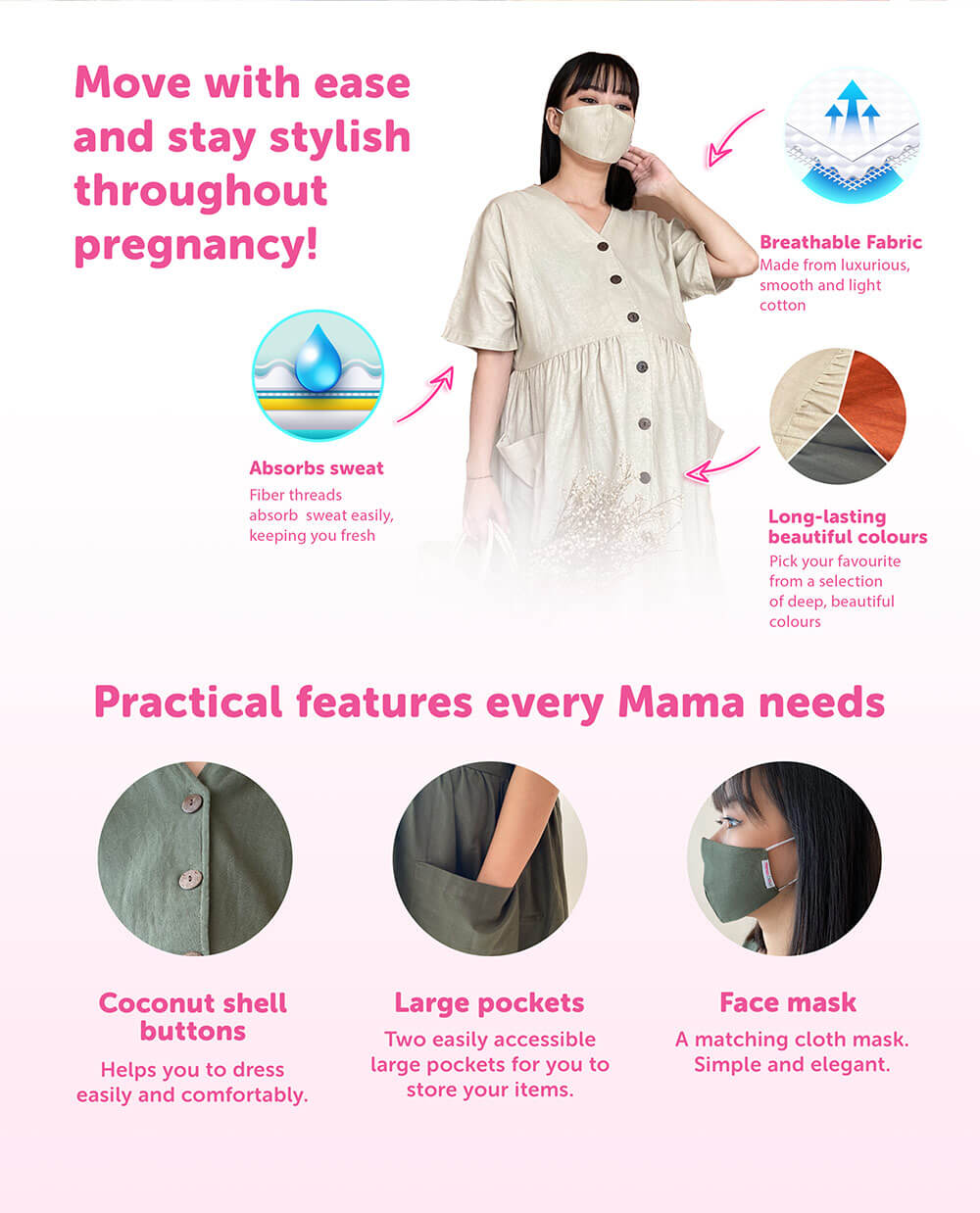 Mama's Choice Maternity Dress Singapore
